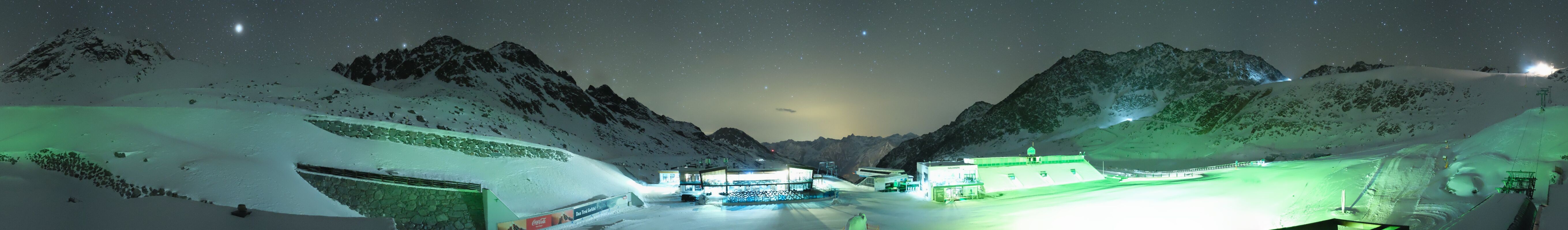 Archiv Foto Webcam Rettenbachgletscher Stadion