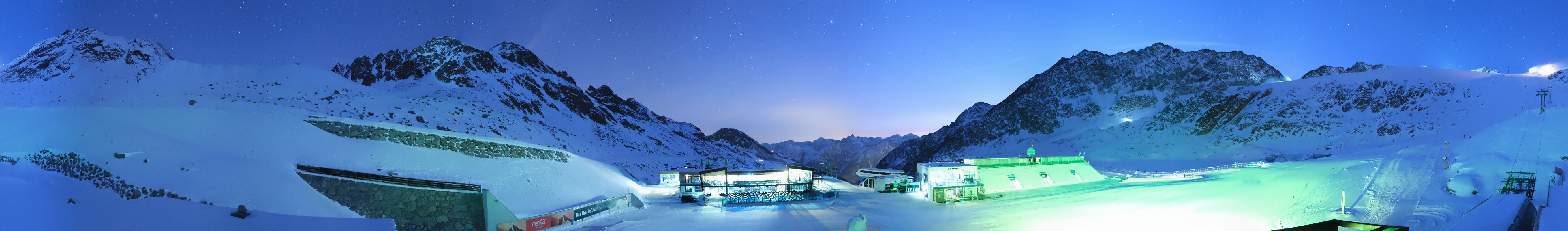 Archiv Foto Webcam Rettenbachgletscher Stadion