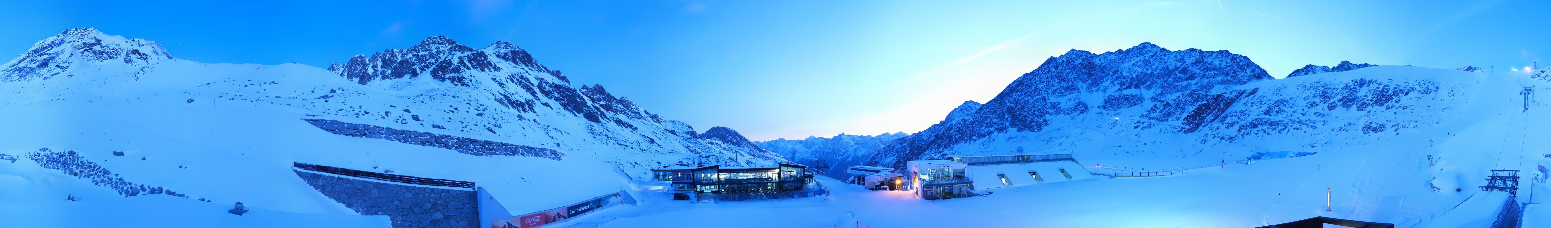 Archiv Foto Webcam Rettenbachgletscher Stadion