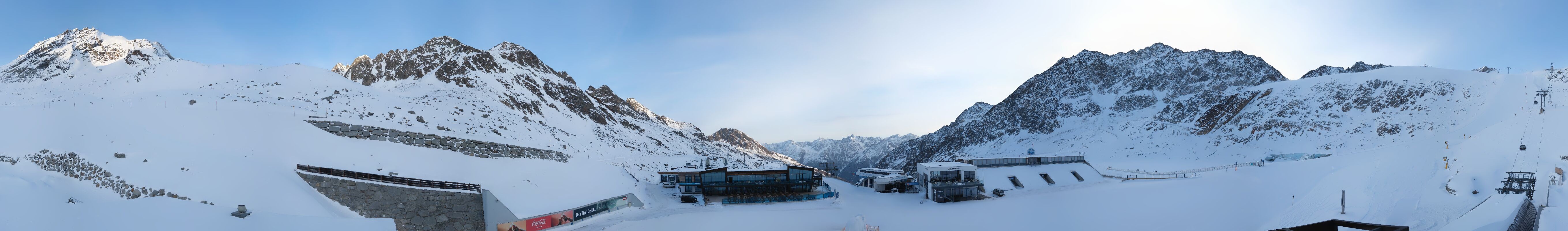 Archiv Foto Webcam Rettenbachgletscher Stadion