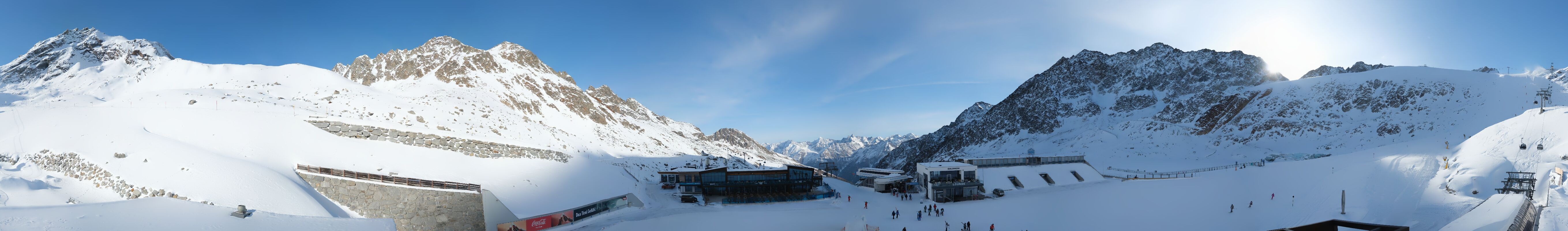 Archiv Foto Webcam Rettenbachgletscher Stadion