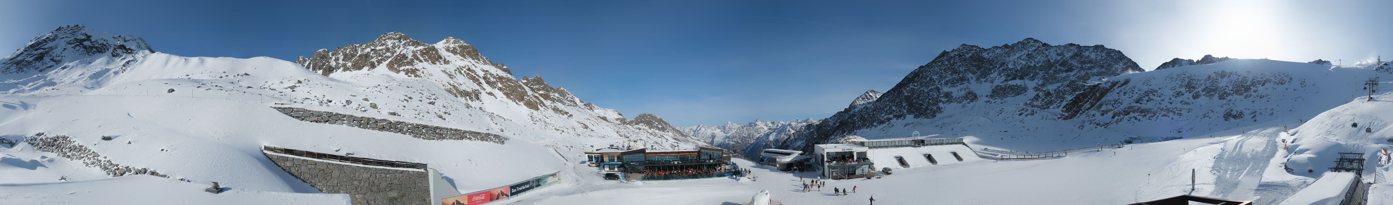 Archiv Foto Webcam Rettenbachgletscher Stadion