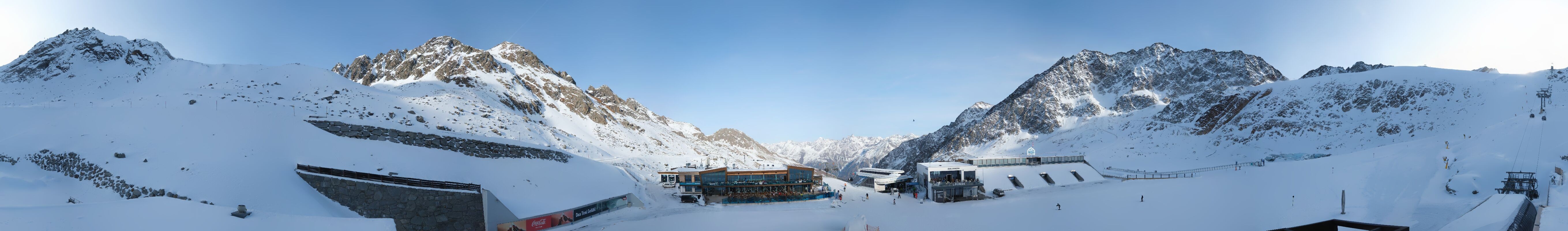 Archiv Foto Webcam Rettenbachgletscher Stadion