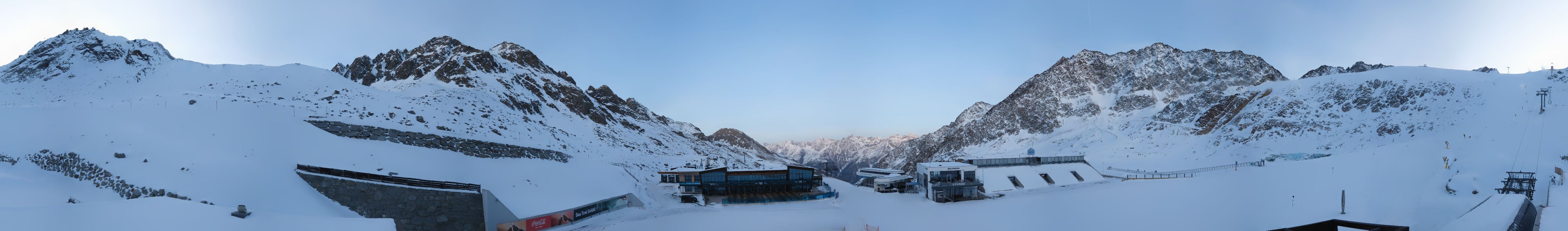 Archiv Foto Webcam Rettenbachgletscher Stadion