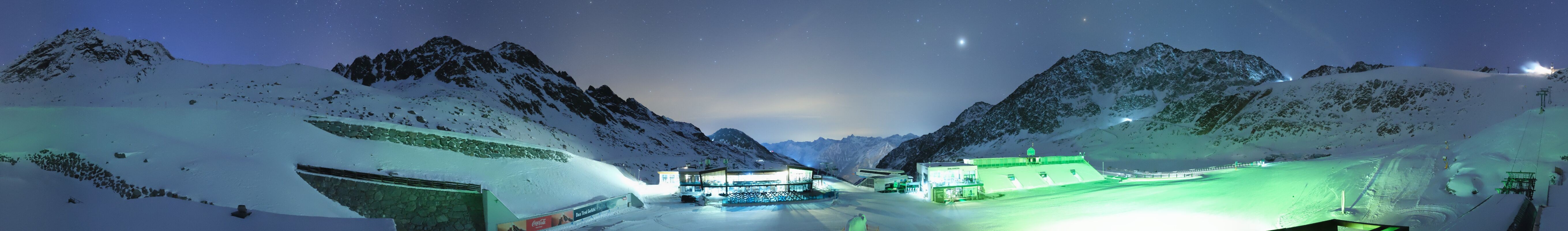 Archiv Foto Webcam Rettenbachgletscher Stadion