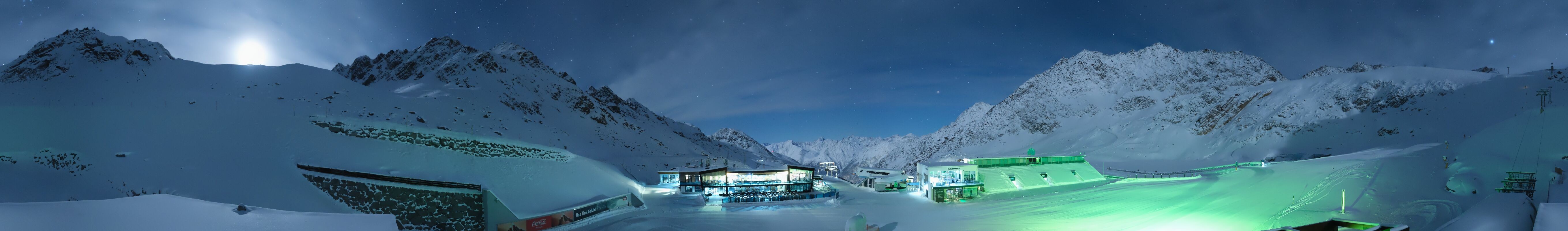 Archiv Foto Webcam Rettenbachgletscher Stadion