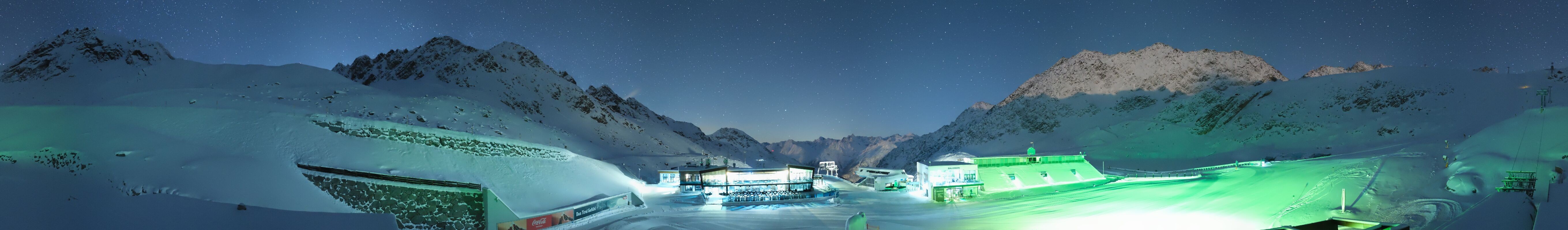 Archiv Foto Webcam Rettenbachgletscher Stadion