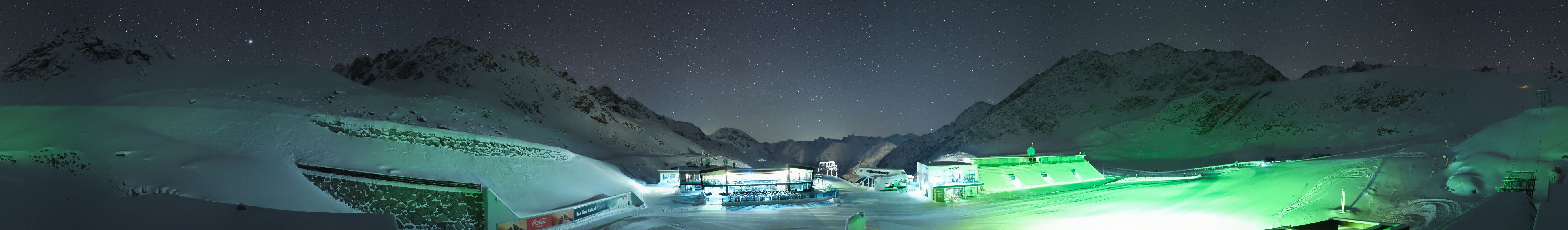 Archiv Foto Webcam Rettenbachgletscher Stadion
