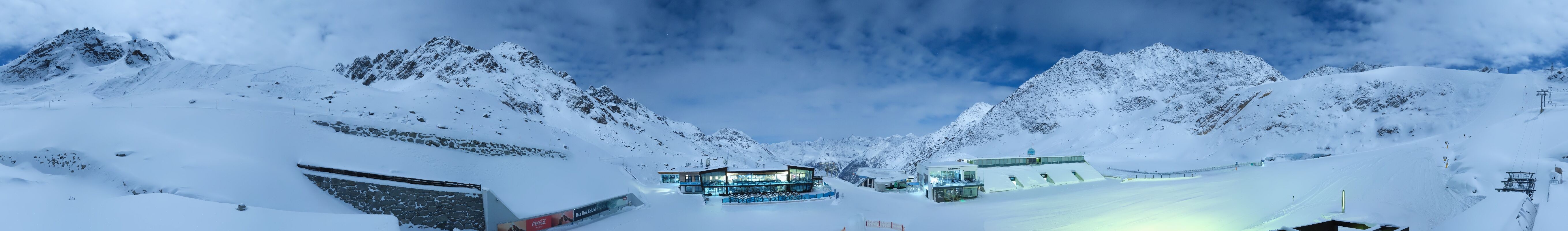 Archived image Webcam Glacier Arena Rettenbach