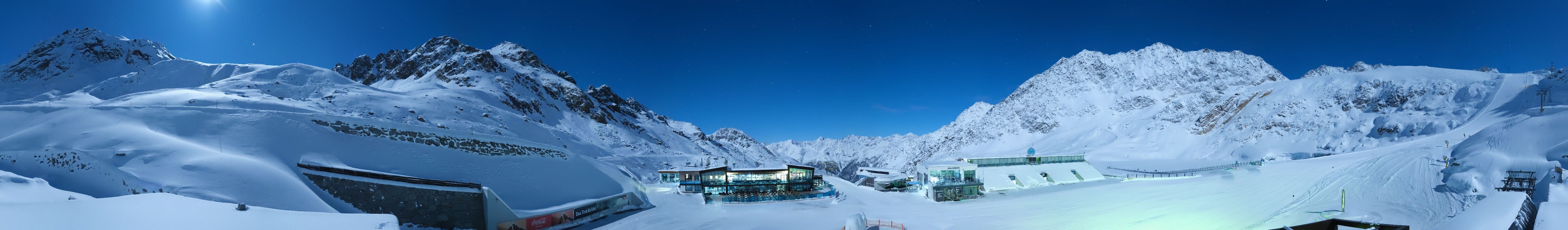 Archiv Foto Webcam Rettenbachgletscher Stadion