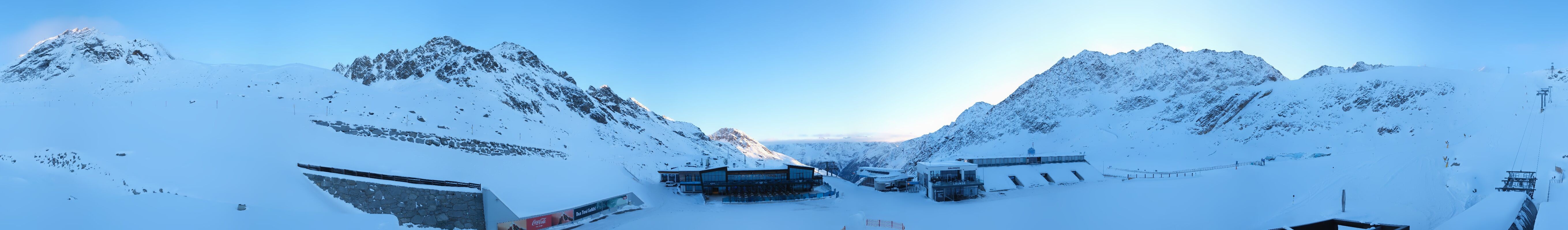 Archiv Foto Webcam Rettenbachgletscher Stadion