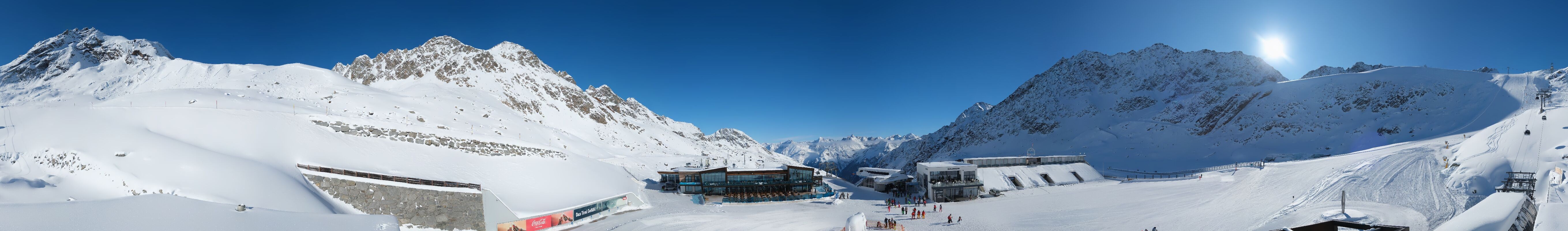 Archiv Foto Webcam Rettenbachgletscher Stadion