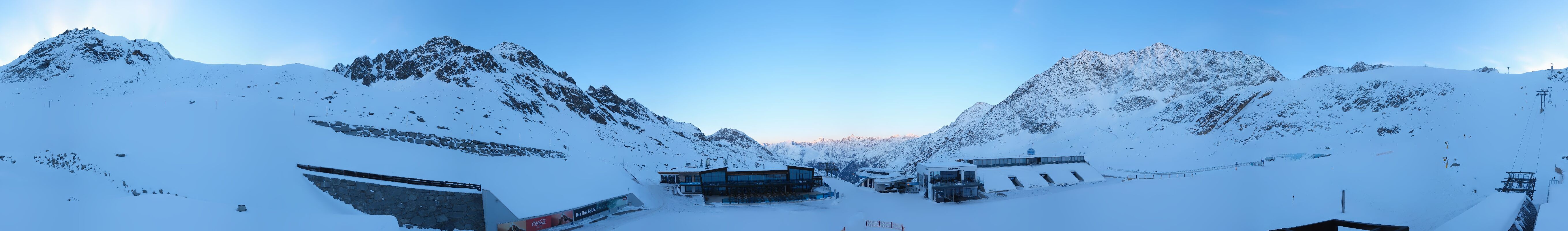 Archiv Foto Webcam Rettenbachgletscher Stadion