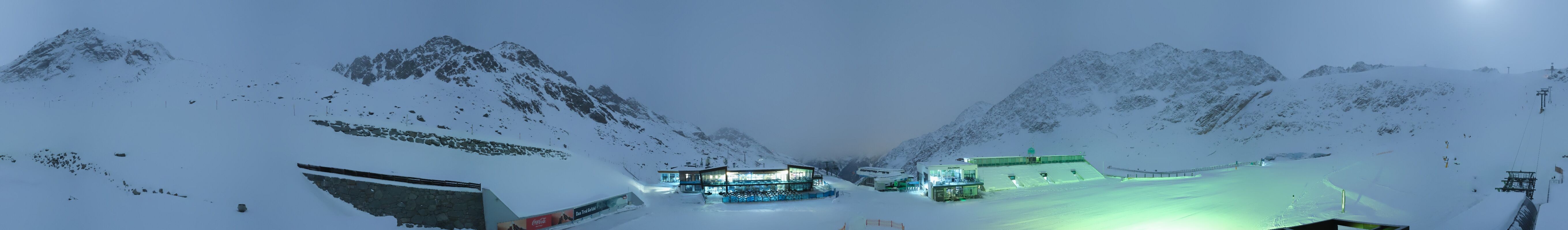 Archiv Foto Webcam Rettenbachgletscher Stadion