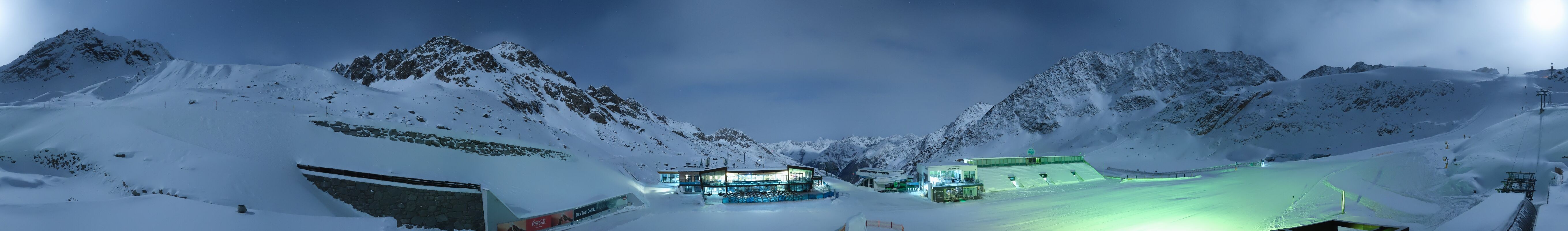 Archiv Foto Webcam Rettenbachgletscher Stadion