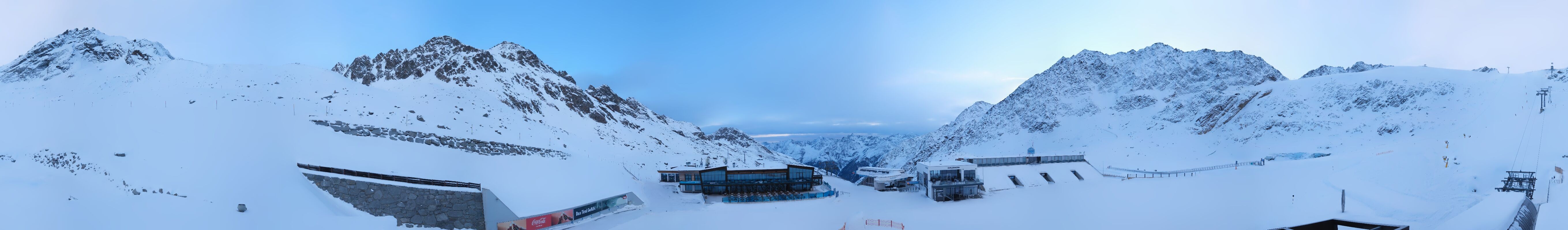 Archiv Foto Webcam Rettenbachgletscher Stadion