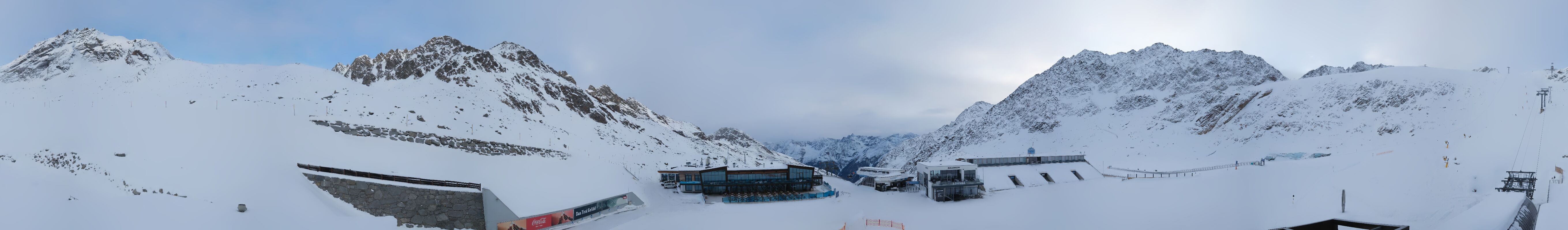 Archiv Foto Webcam Rettenbachgletscher Stadion