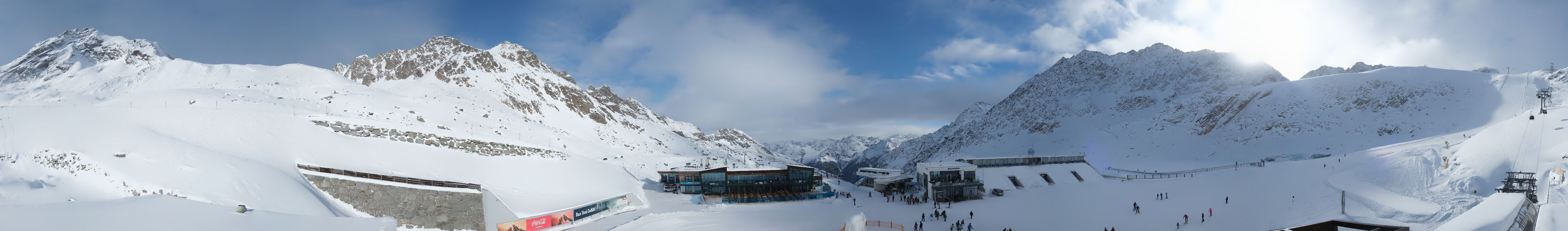 Archiv Foto Webcam Rettenbachgletscher Stadion