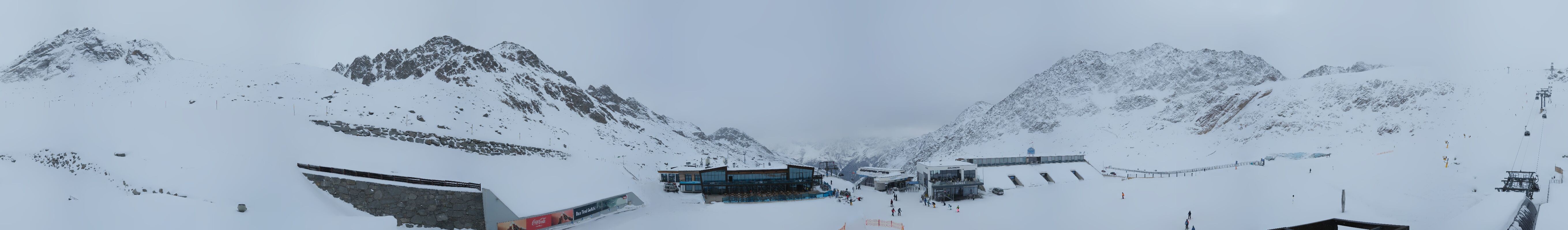 Archiv Foto Webcam Rettenbachgletscher Stadion