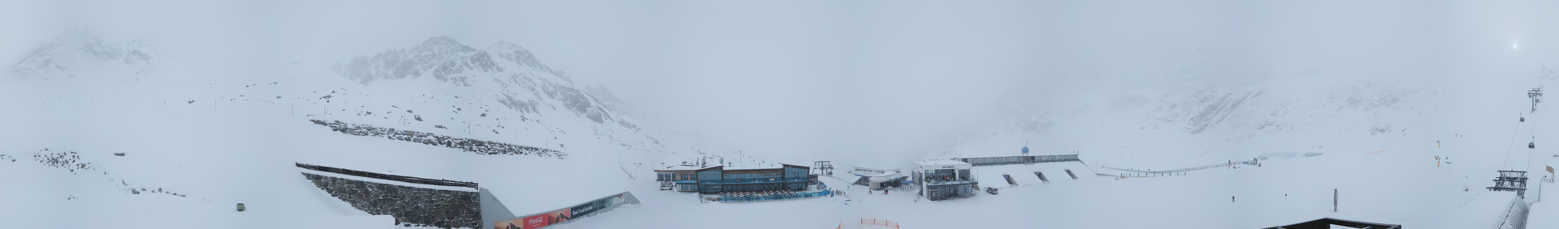 Archiv Foto Webcam Rettenbachgletscher Stadion