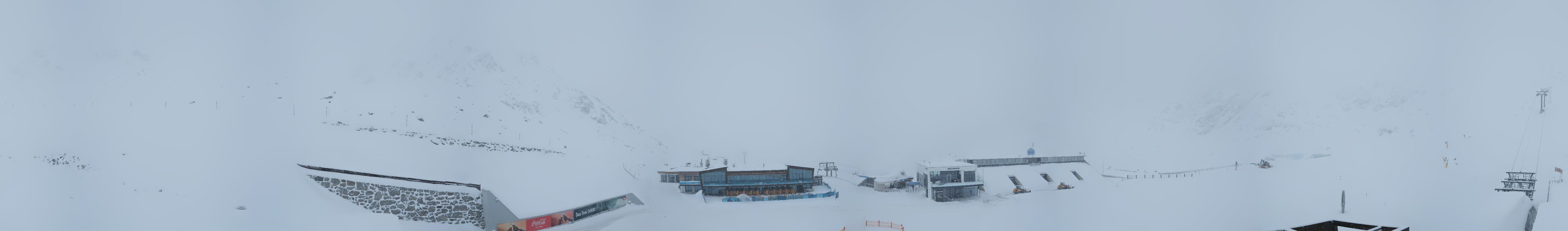 Archiv Foto Webcam Rettenbachgletscher Stadion