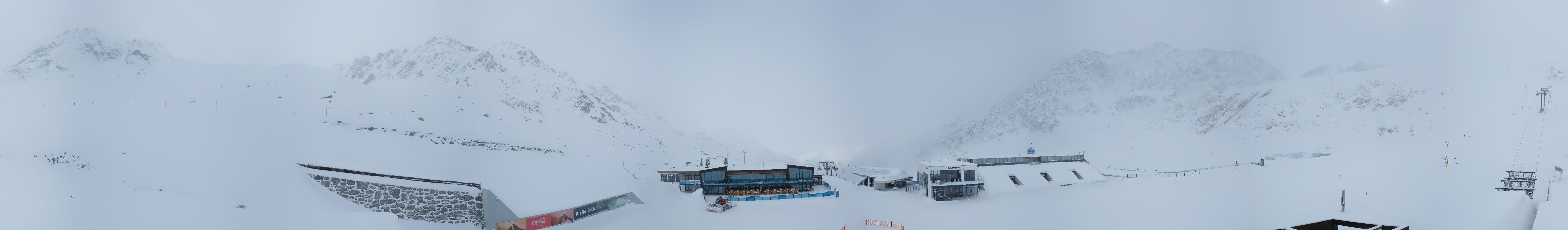 Archiv Foto Webcam Rettenbachgletscher Stadion