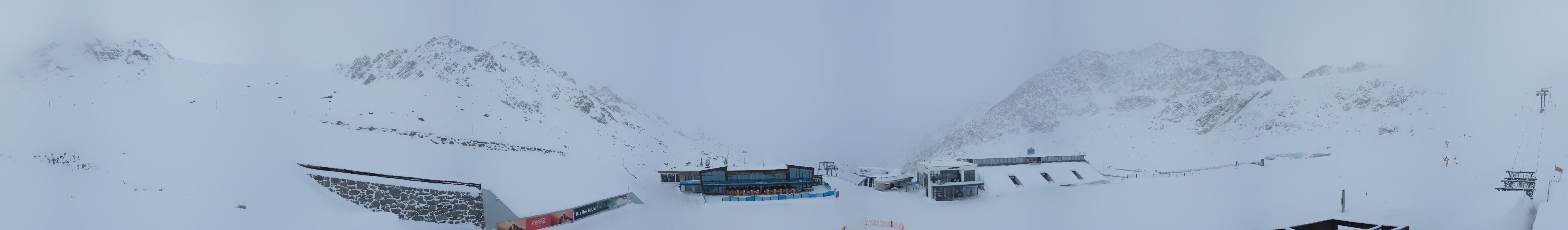 Archiv Foto Webcam Rettenbachgletscher Stadion