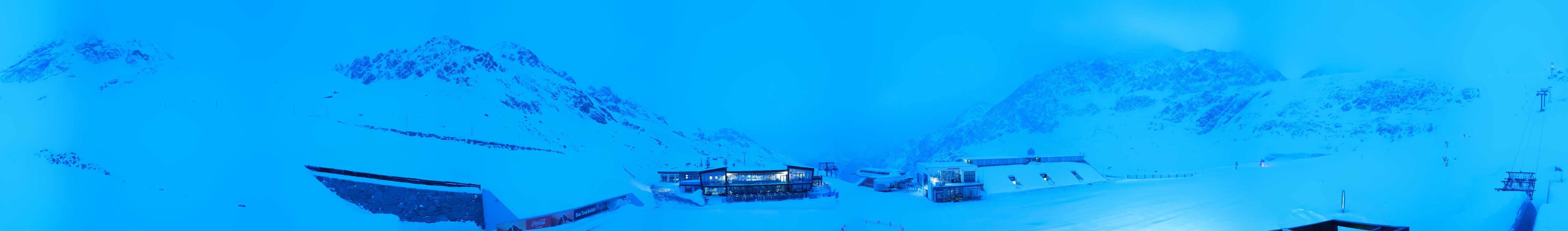 Archiv Foto Webcam Rettenbachgletscher Stadion