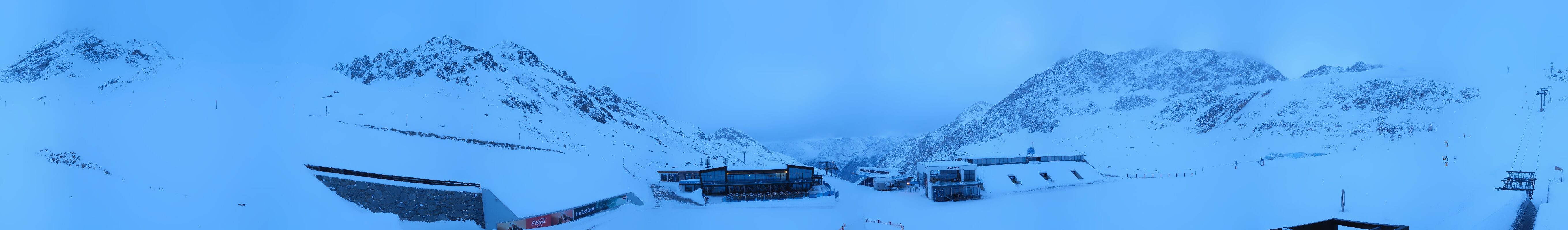 Archiv Foto Webcam Rettenbachgletscher Stadion