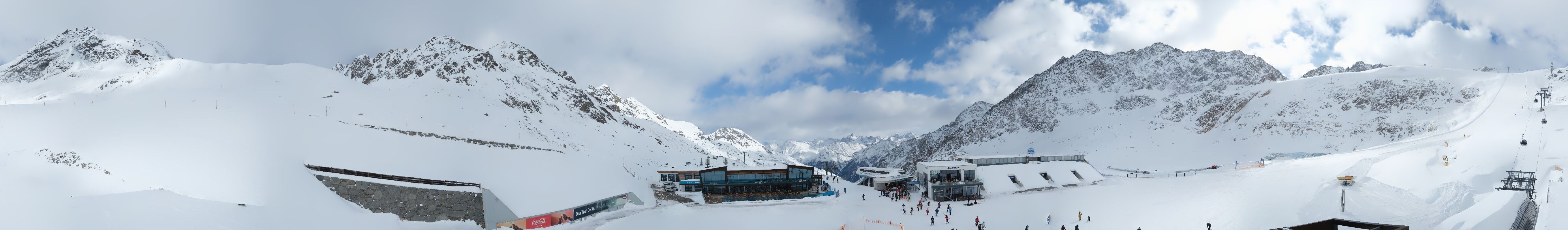 Archiv Foto Webcam Rettenbachgletscher Stadion