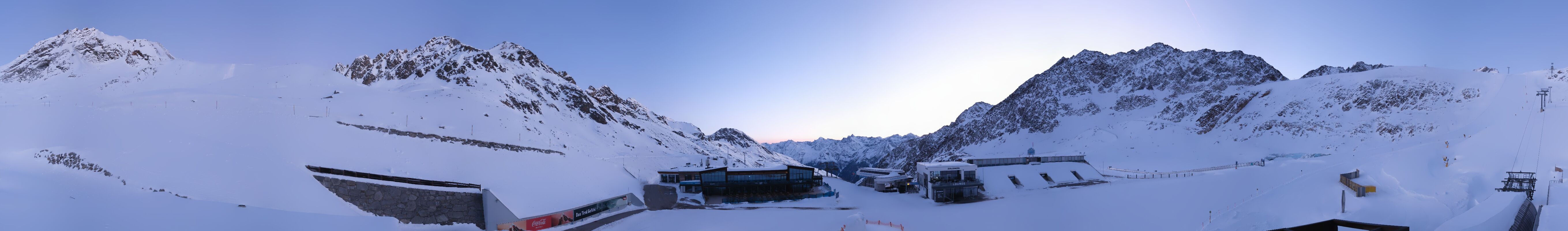 Archived image Webcam Glacier Arena Rettenbach