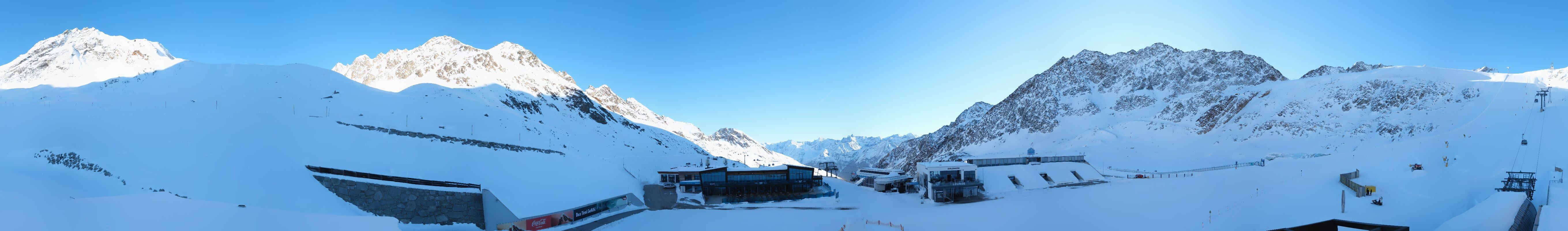 Archived image Webcam Glacier Arena Rettenbach