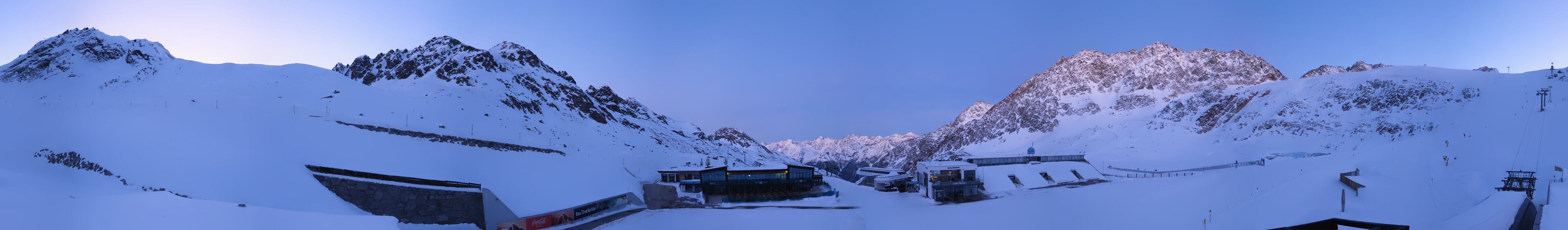 Archived image Webcam Glacier Arena Rettenbach