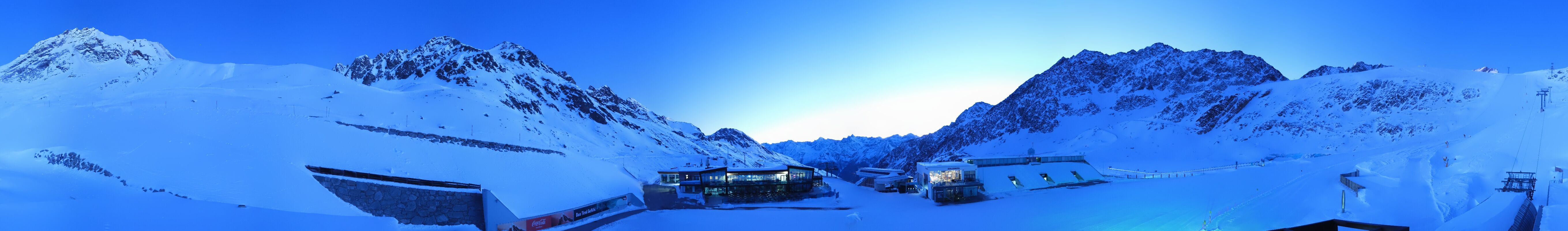 Archiv Foto Webcam Rettenbachgletscher Stadion