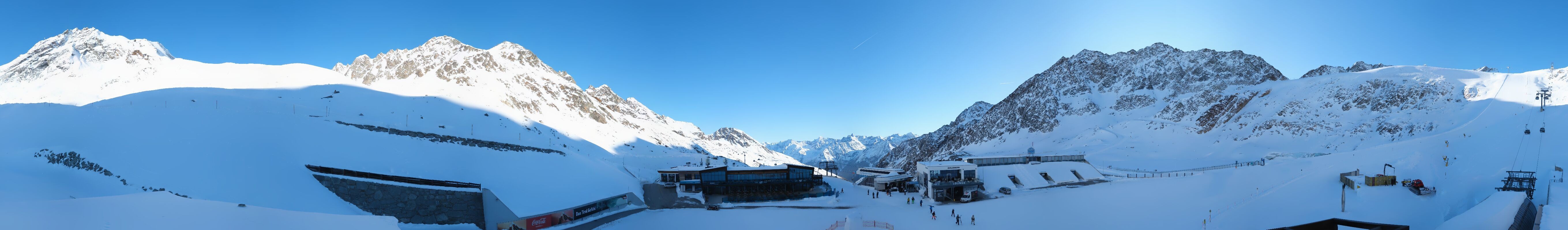 Archiv Foto Webcam Rettenbachgletscher Stadion