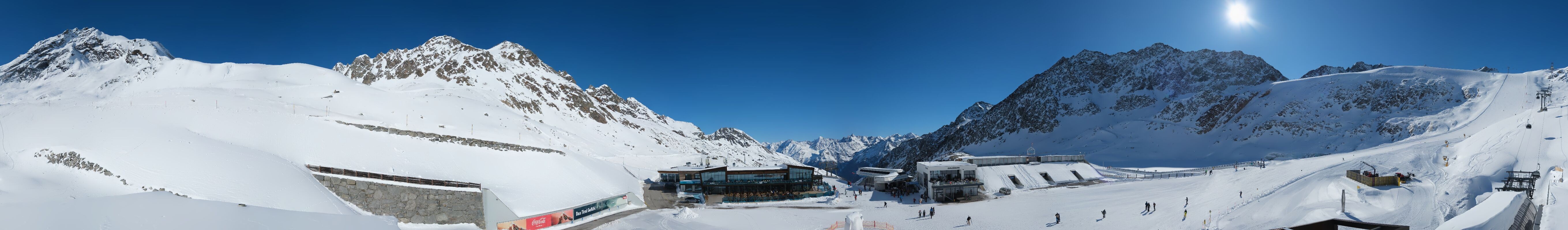 Archiv Foto Webcam Rettenbachgletscher Stadion