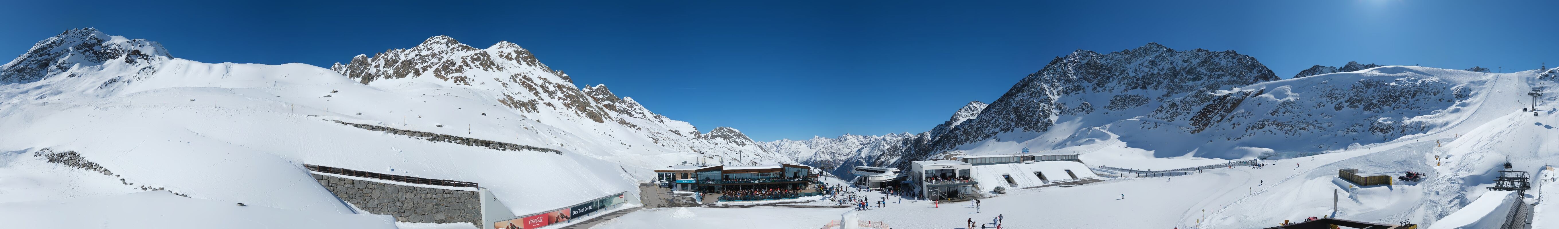 Archiv Foto Webcam Rettenbachgletscher Stadion