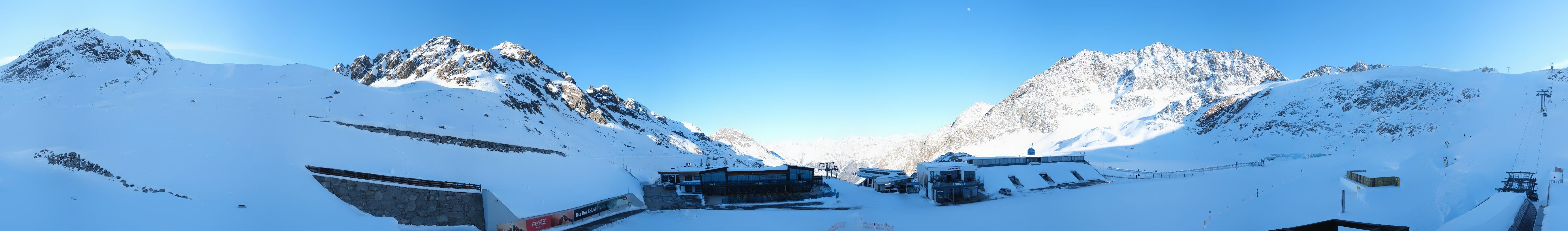 Archiv Foto Webcam Rettenbachgletscher Stadion