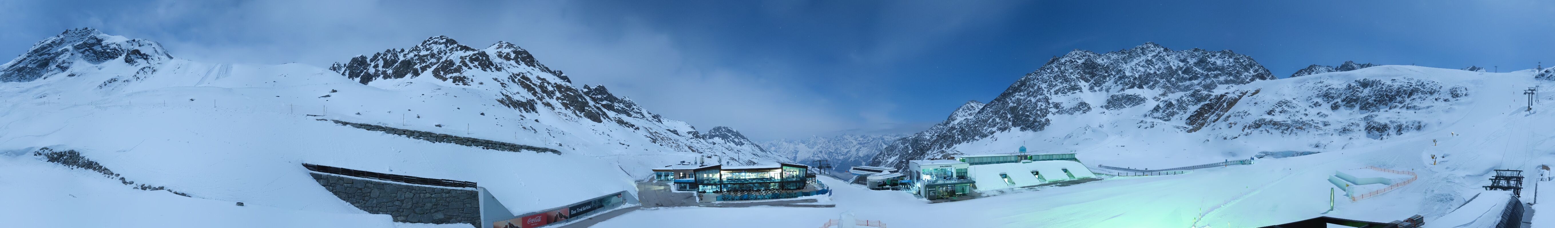 Archived image Webcam Glacier Arena Rettenbach