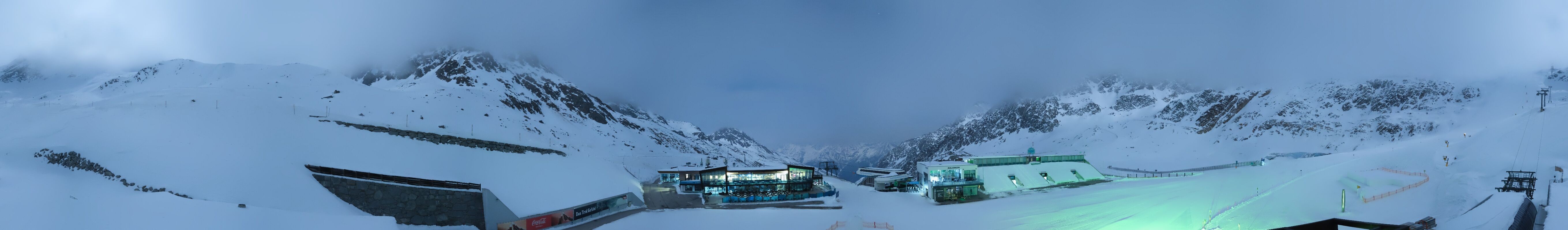 Archived image Webcam Glacier Arena Rettenbach