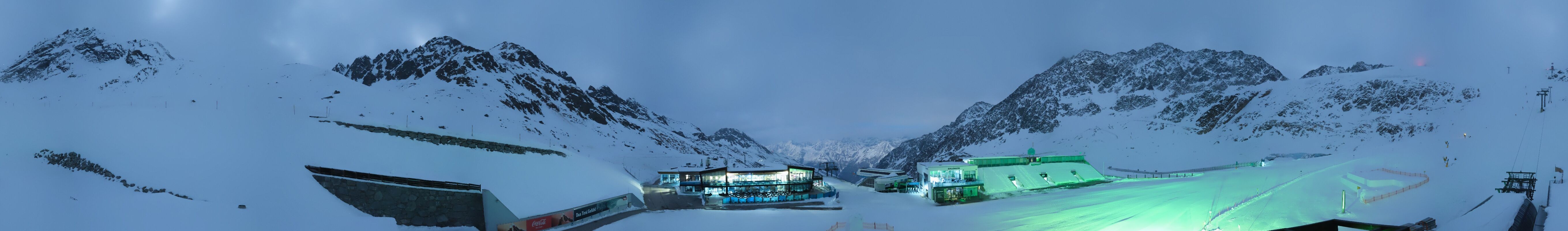 Archived image Webcam Glacier Arena Rettenbach