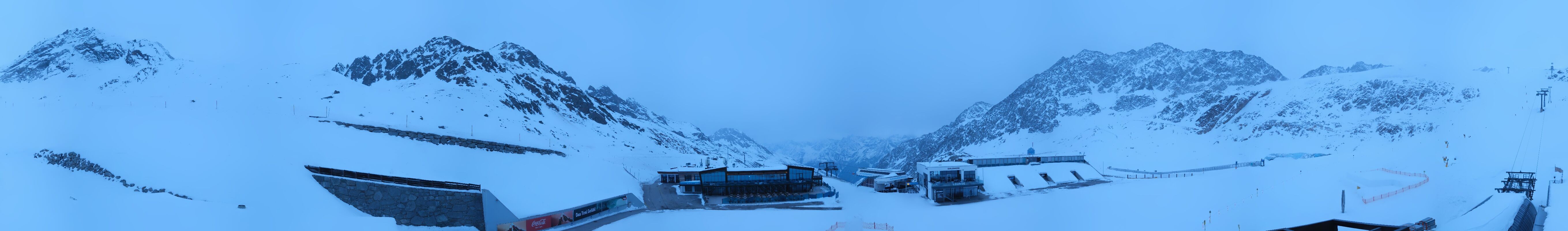 Archiv Foto Webcam Rettenbachgletscher Stadion