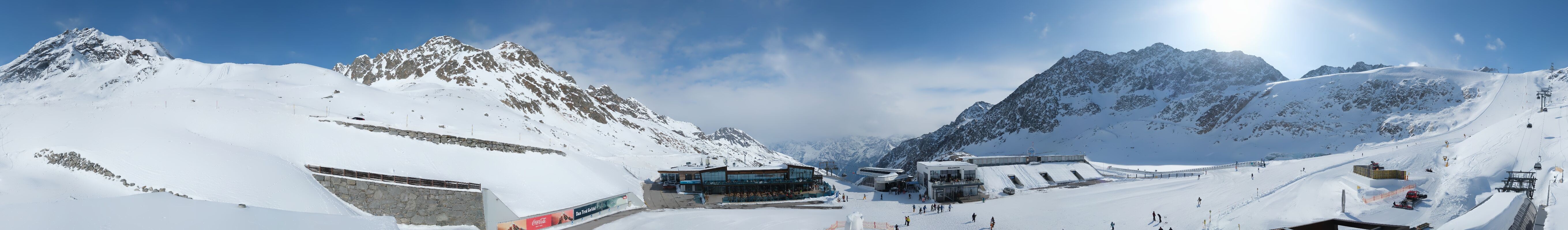 Archiv Foto Webcam Rettenbachgletscher Stadion