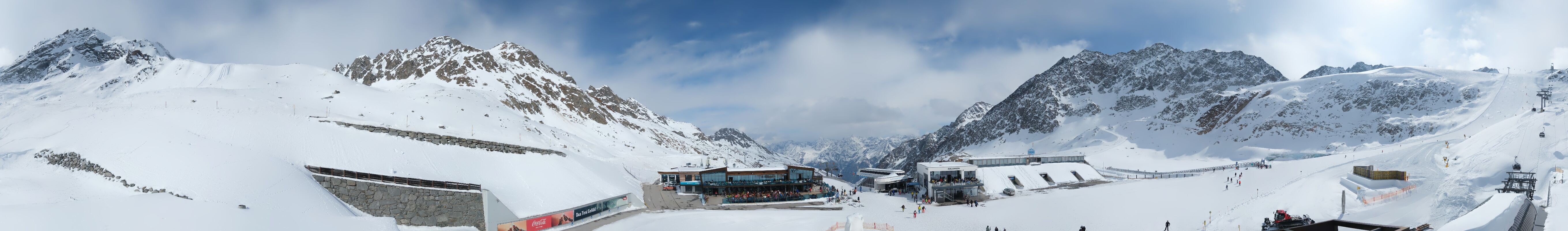 Archiv Foto Webcam Rettenbachgletscher Stadion