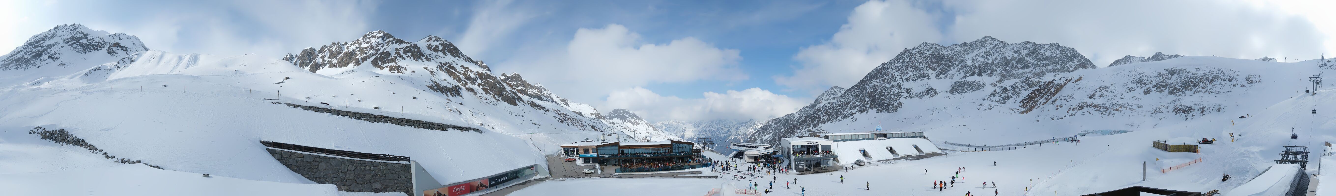 Archiv Foto Webcam Rettenbachgletscher Stadion