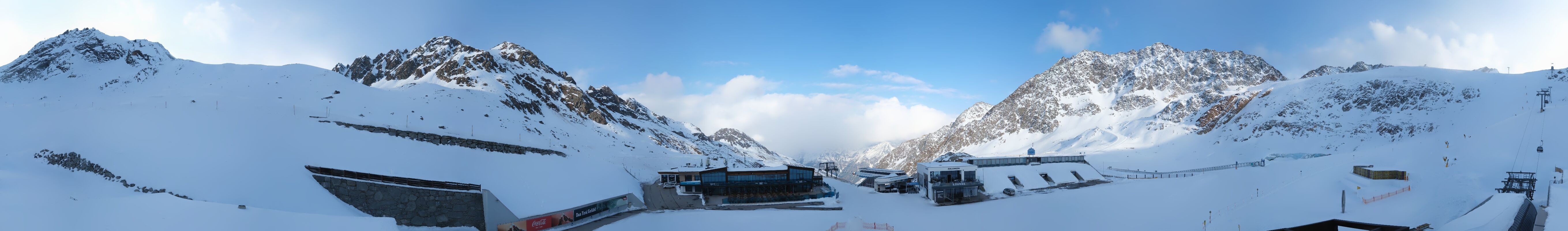 Archiv Foto Webcam Rettenbachgletscher Stadion