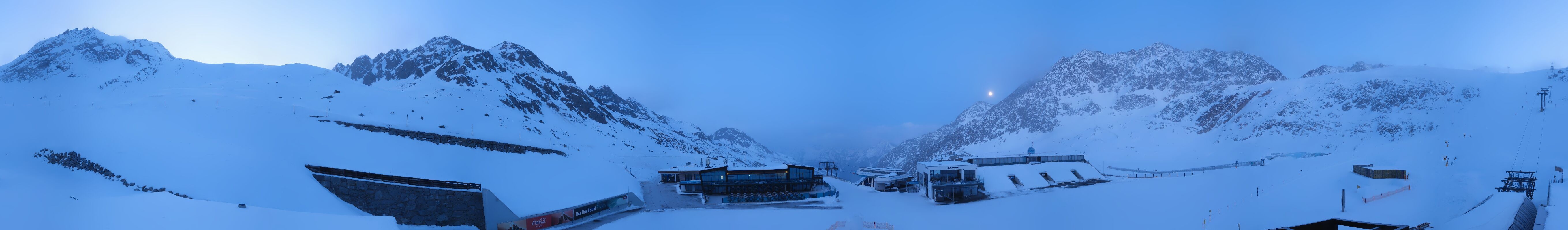 Archiv Foto Webcam Rettenbachgletscher Stadion