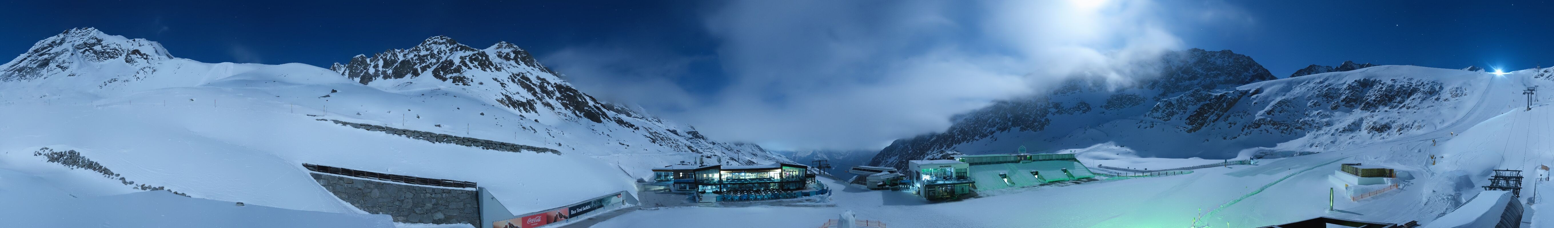 Archiv Foto Webcam Rettenbachgletscher Stadion