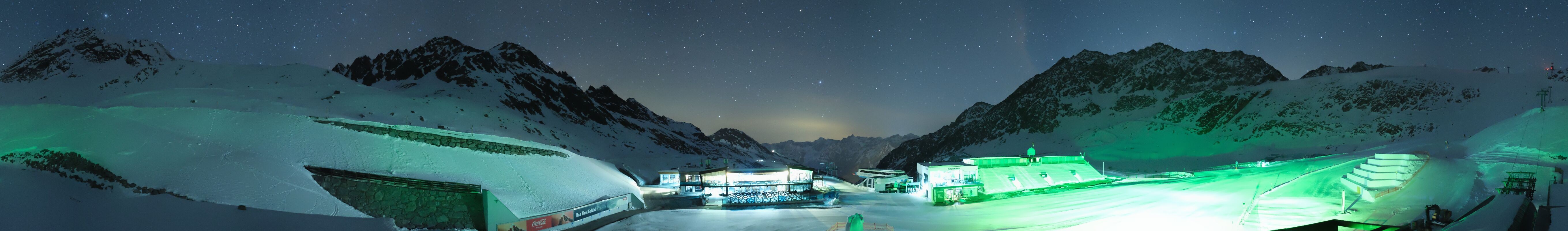 Archiv Foto Webcam Rettenbachgletscher Stadion