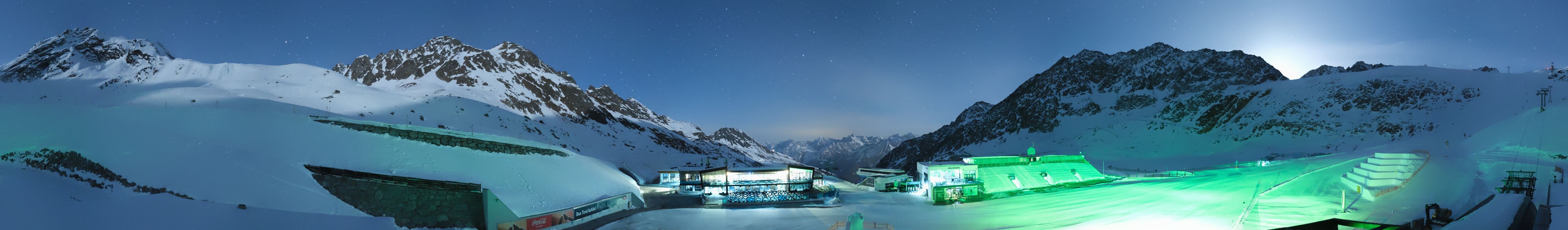 Archiv Foto Webcam Rettenbachgletscher Stadion